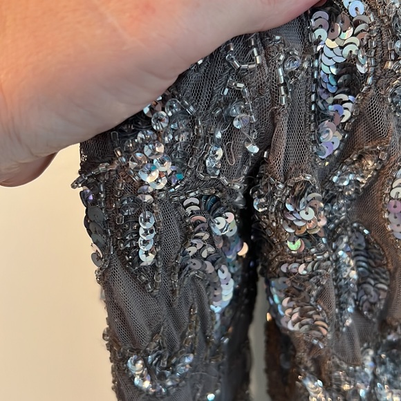 ASOS Embellished sequin and bead jumpsuit size 0 - Picture 5 of 6